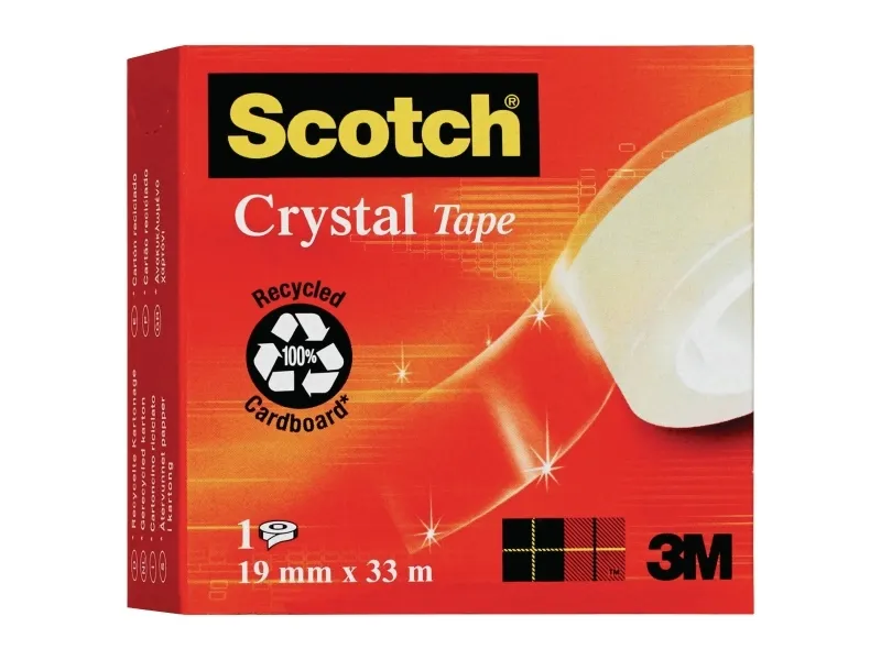 Tape 3M 600 Scotch klar 19mmx33m