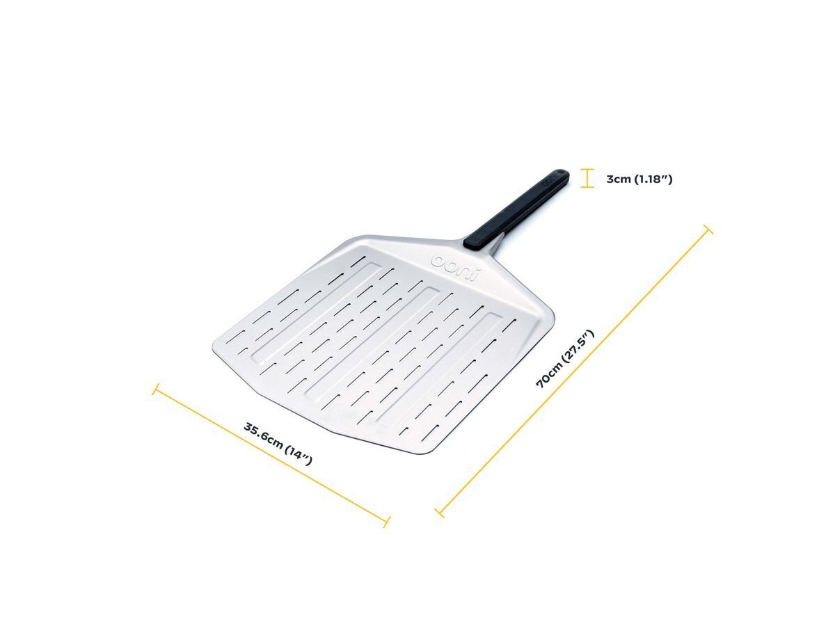 Ooni 35 cm geperforeerde pizzaschep
