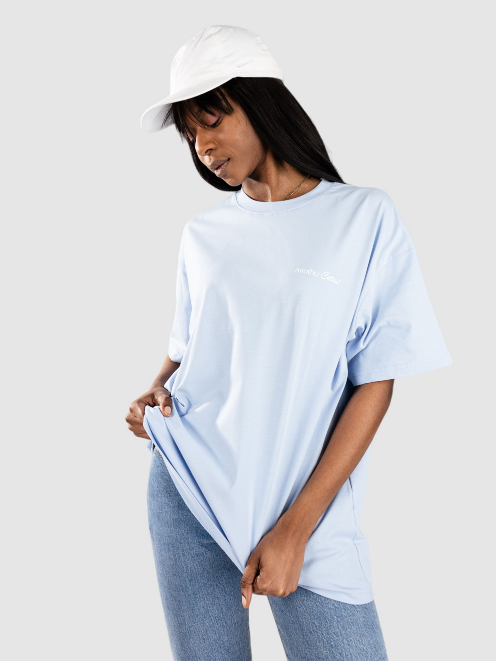 Another Cotton Lab Breakfast Club T-Shirt sky blue