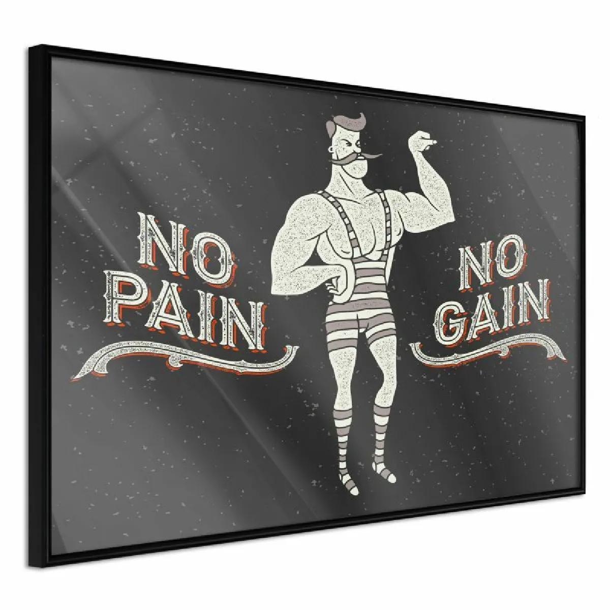 Paris Prix Affiche Athlete - Noir