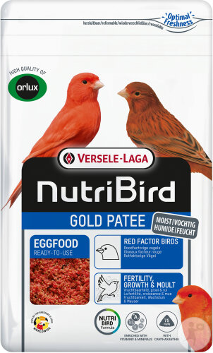 NutriBird Gold Patée Oiseaux Facteur Rouge 1kg