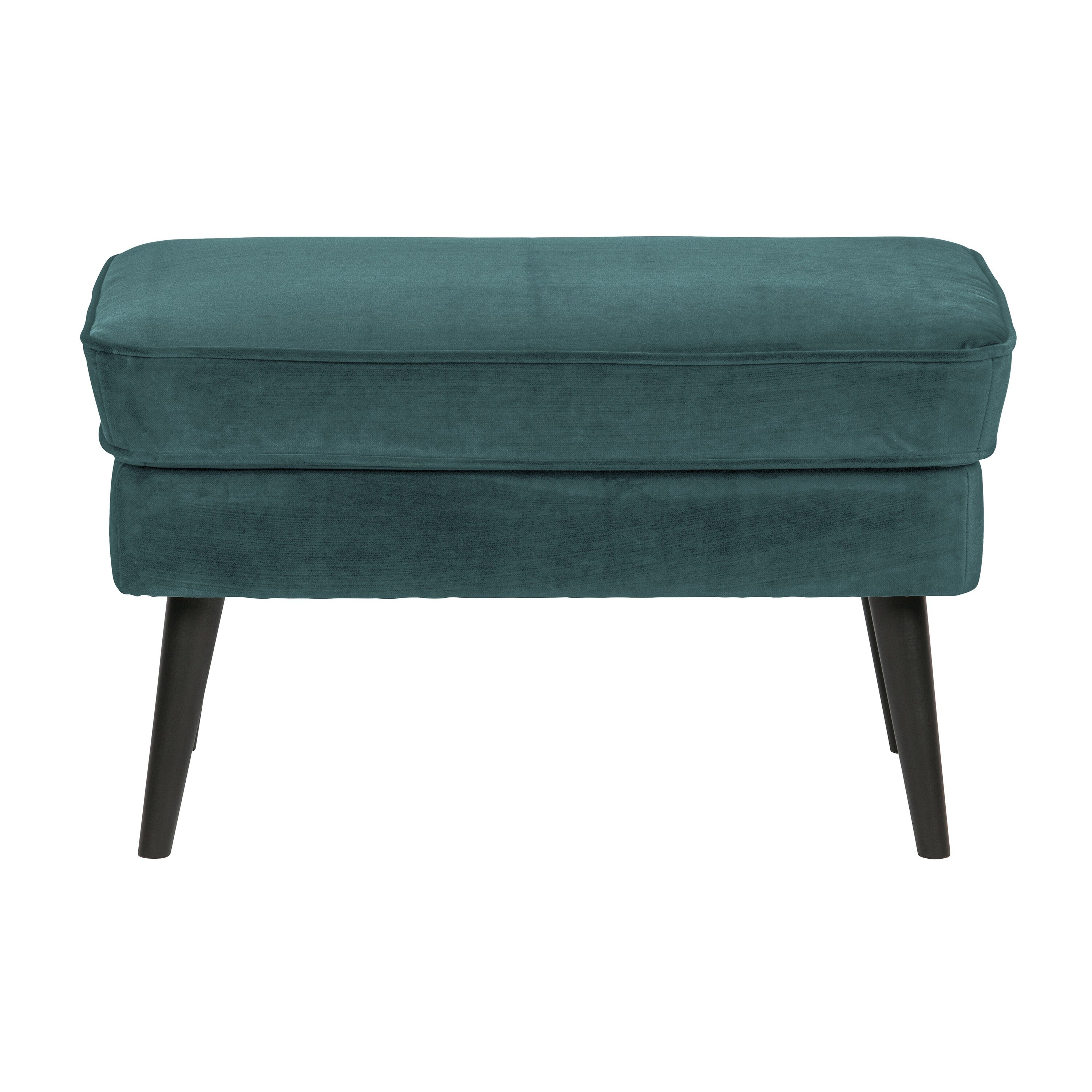 Woood Rocco Hocker - Velvet - Teal