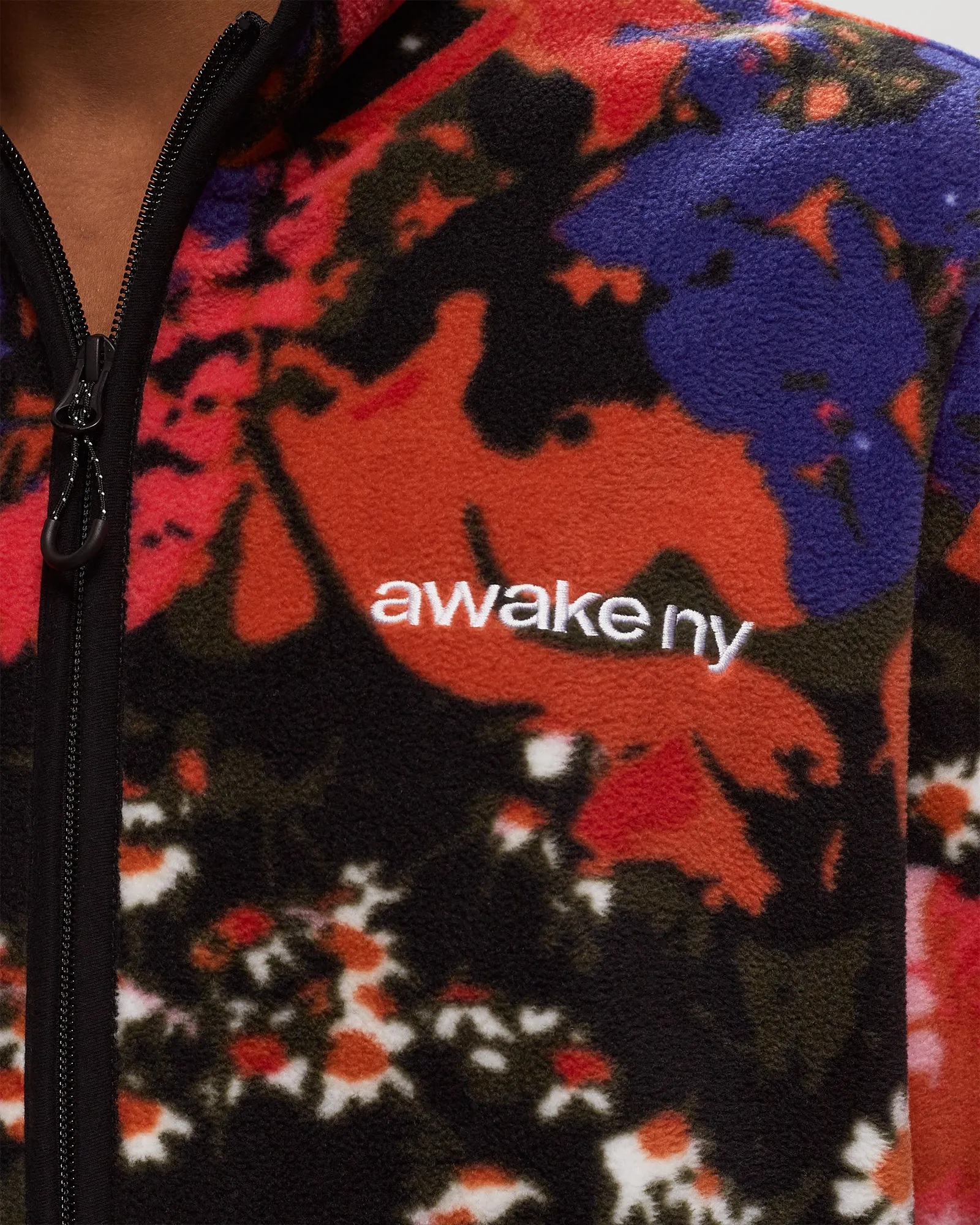 Awake FLEECE FLORAL JACKET