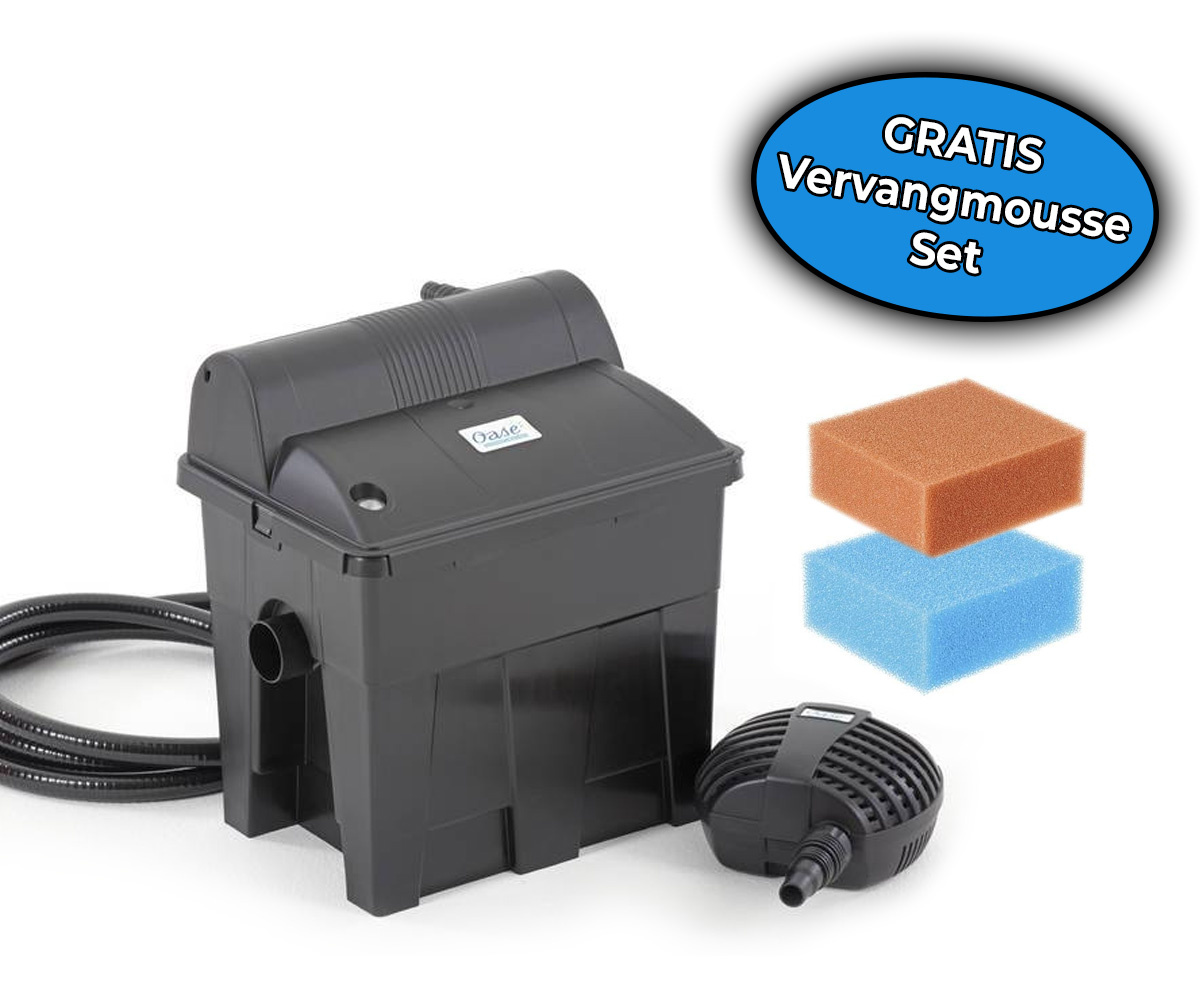 Oase BioSmart Set 7000   Gratis Vervangmousse Set