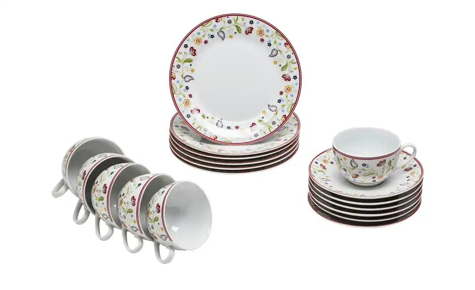 Ritzenhoff & Breker Kaffeeservice, 18-teilig Shanti Kaffeeservice