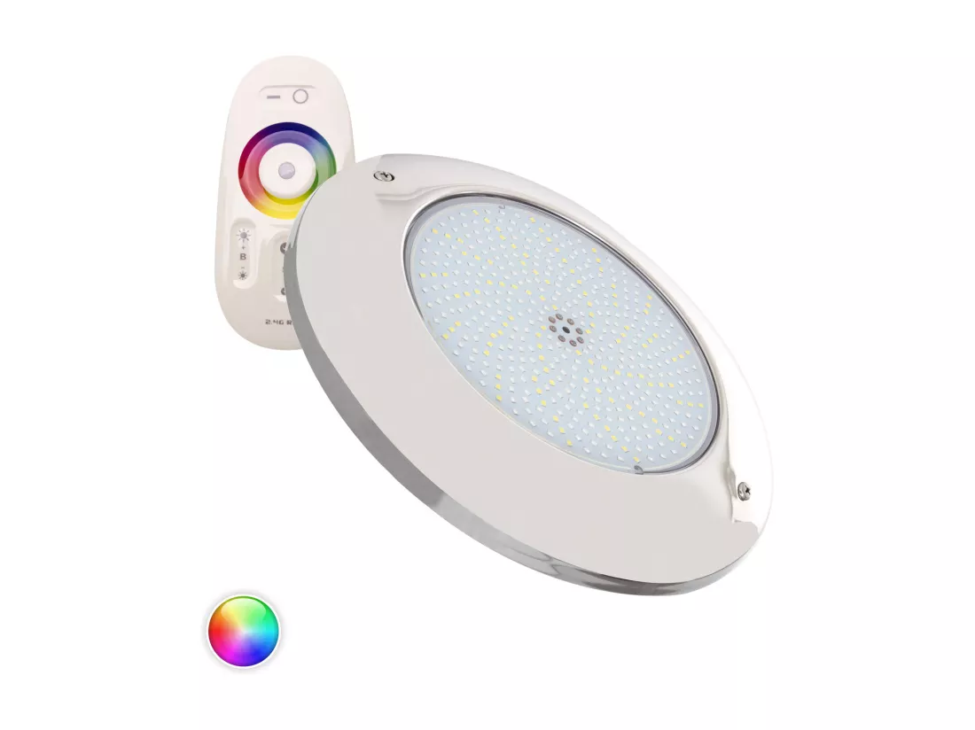 Spot LED Piscine en Saillie Inox RGBW Submersible 12V DC IP68 35W Oui RGBW