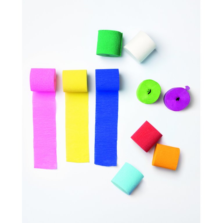 Niflamo Krepppapier Rollen schwer entflammbar Set