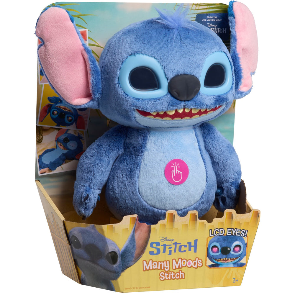 Køb Disney Stitch Movie Emotive Eye Feature Plys 27 Cm