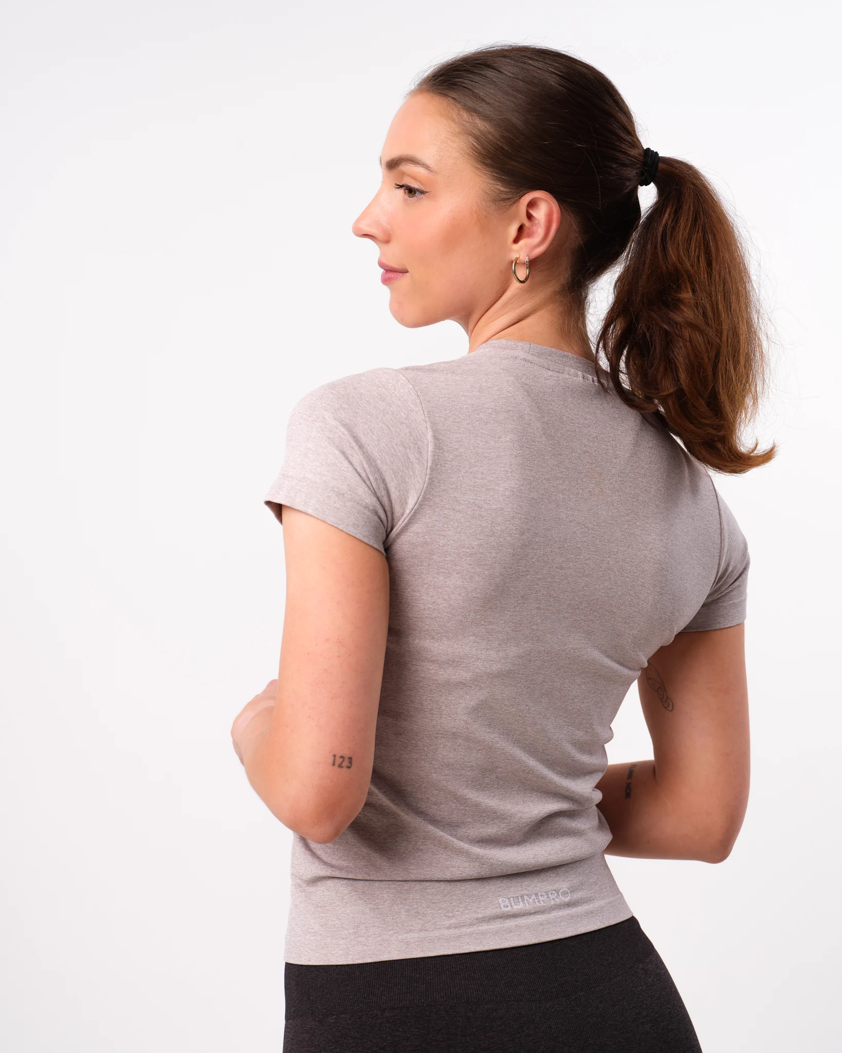 Bumpro Beam Clean Tee Light Grey Marl