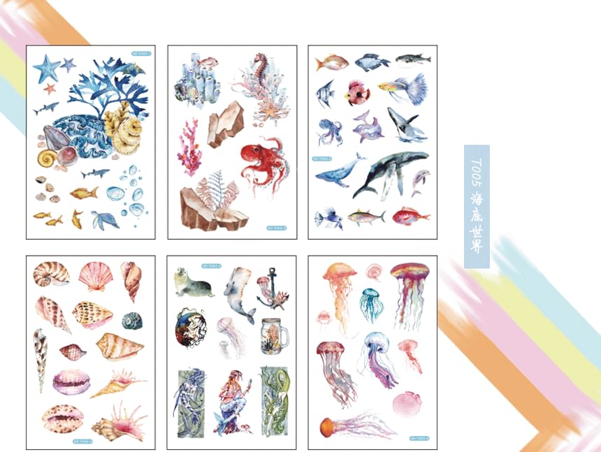 Jun's Journal - Sticker (verschillende ontwerpen)