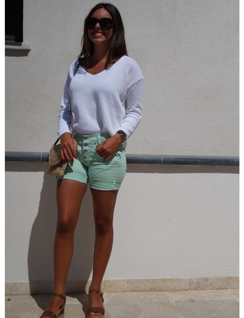 PLEASE SHORT DROIT P88 VERT