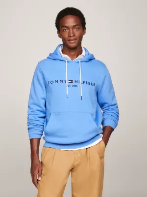 Moletom com capuz e modelagem regular com logo