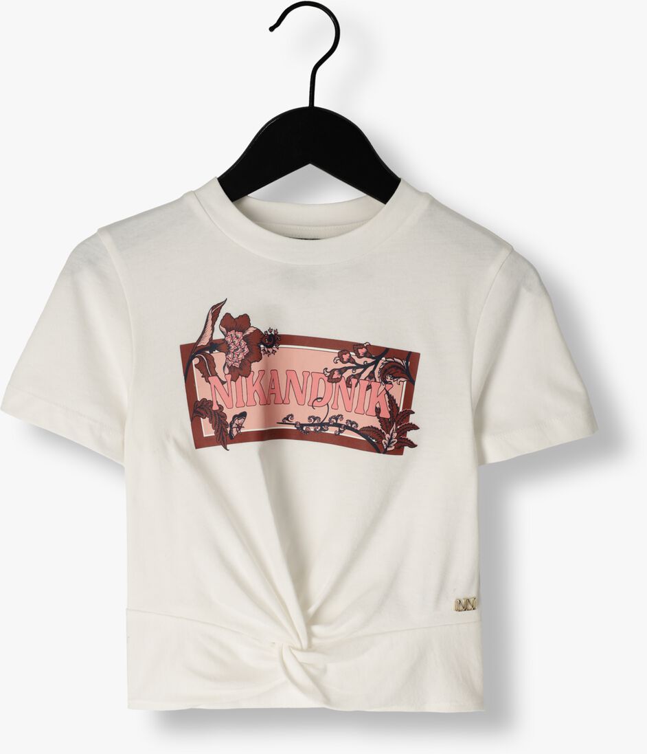 NIK & NIK witte nik & nik t-shirt knot t-shirt