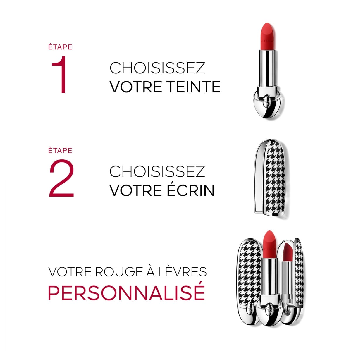 Rouge G de Guerlain - Luxurious Velvet Rouge G de Guerlain - Luxurious Velvet Le Rouge à Lèvres Mat Haute Pigmentation Confort* &  Tenue** 16H