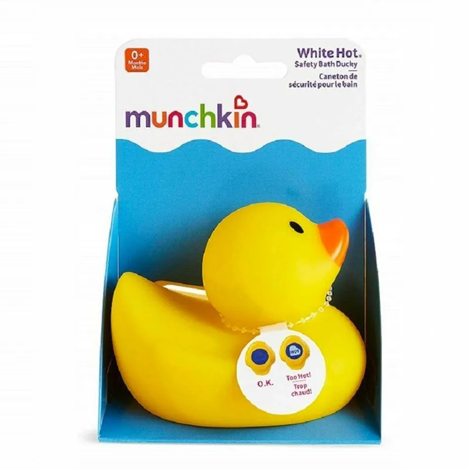 Munchkin Tapis de bain + Thermomètre + Couvre-Robinet - Canard