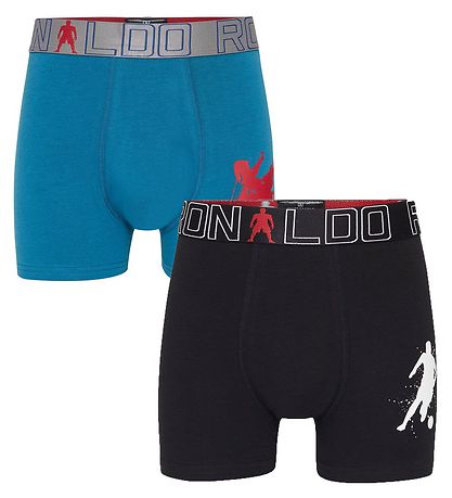 Ronaldo Boxershorts - 5er-Pack - Navy/Grau Meliert/Petroleum m.