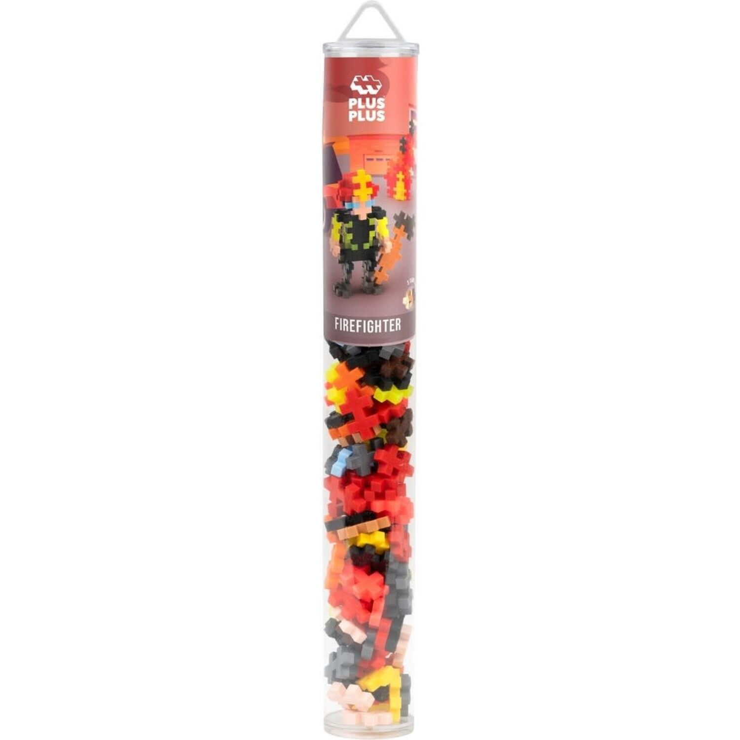 Plus - Plus | Tube brandweer 100 stuks