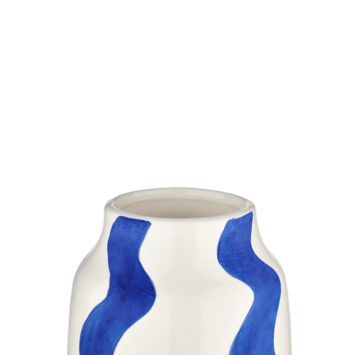 Vaas strepen blauw