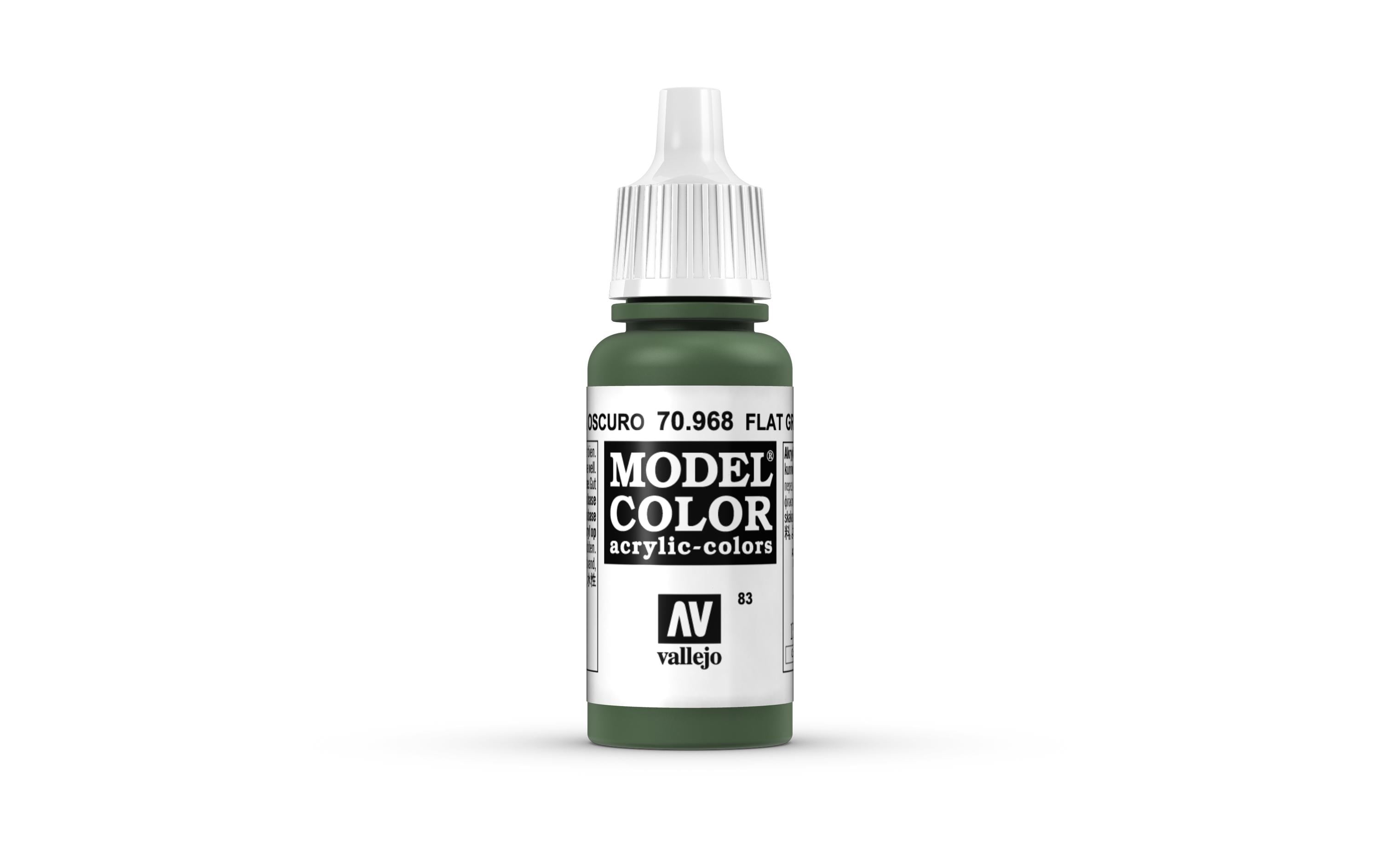Acrylfarbe Matt, Flat Grün 17 mlModel Color Flat Green