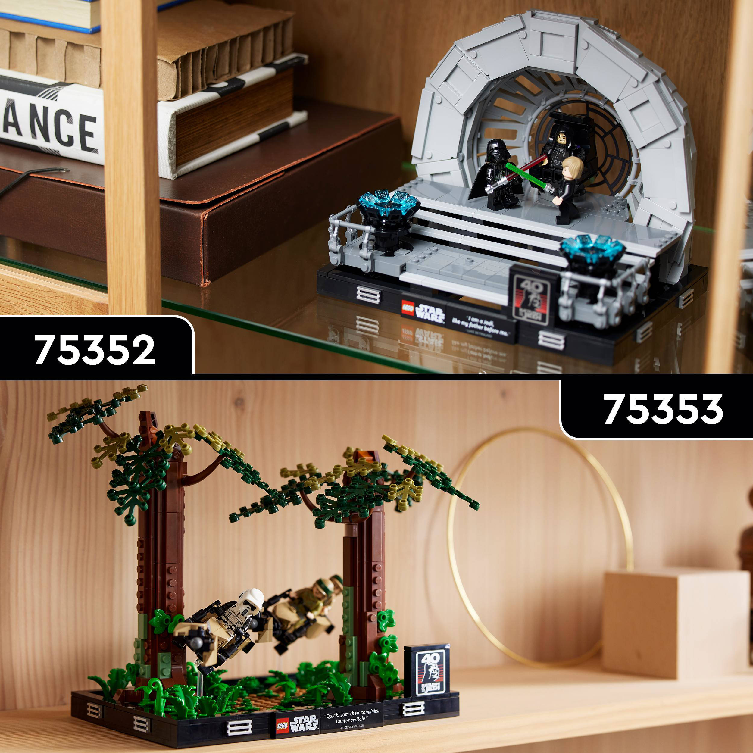 LEGO Endor™ speederachtervolging diorama 75353