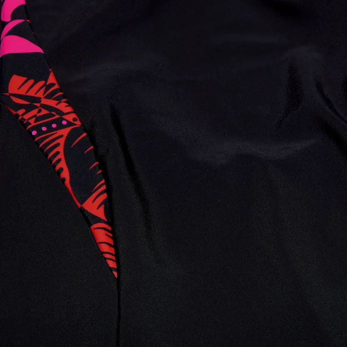 Speedo ECO Printed Muscleback Panel Legsuit Badpak Meisjes
