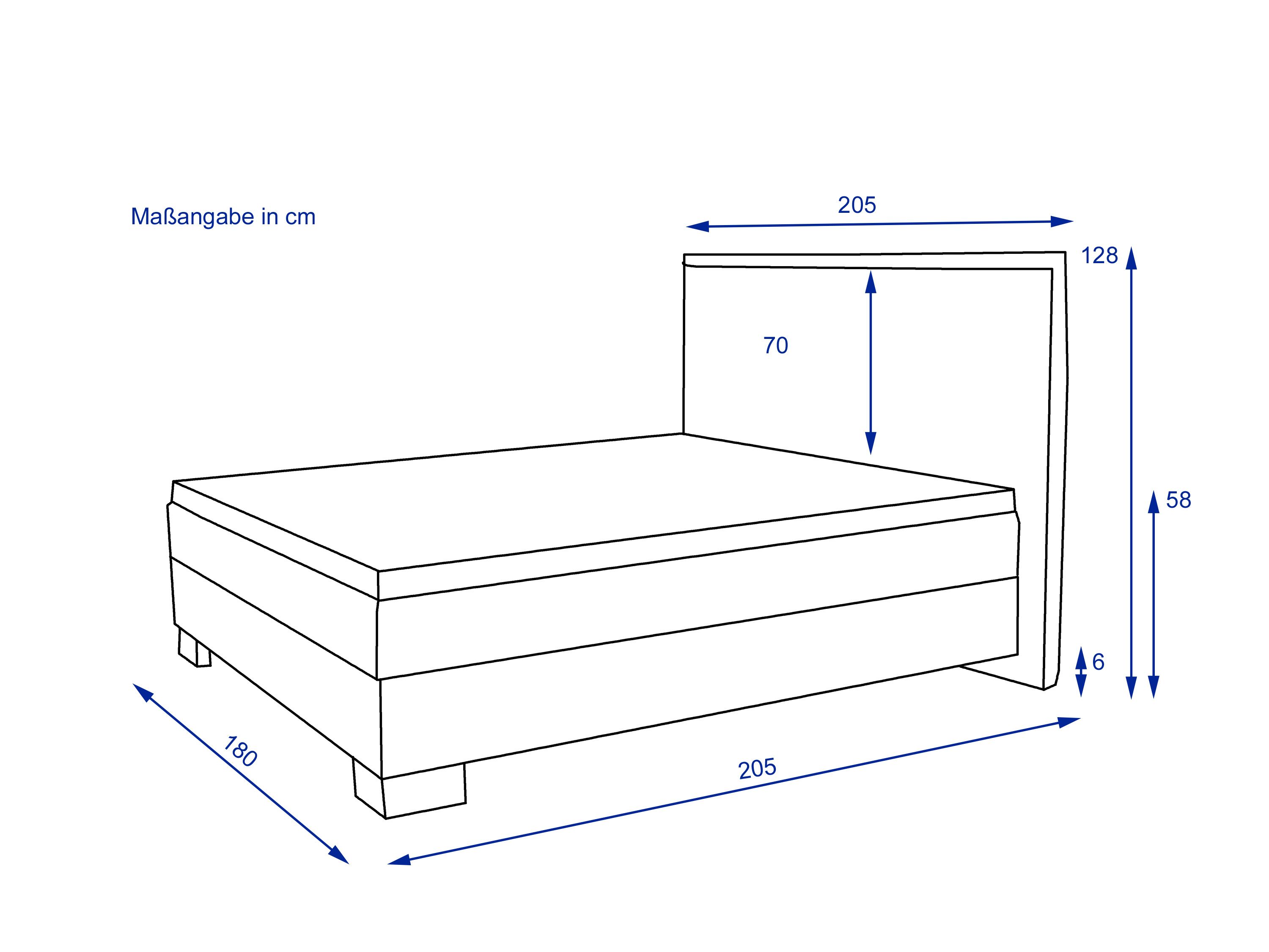 Boxspringbett LANGEOOG