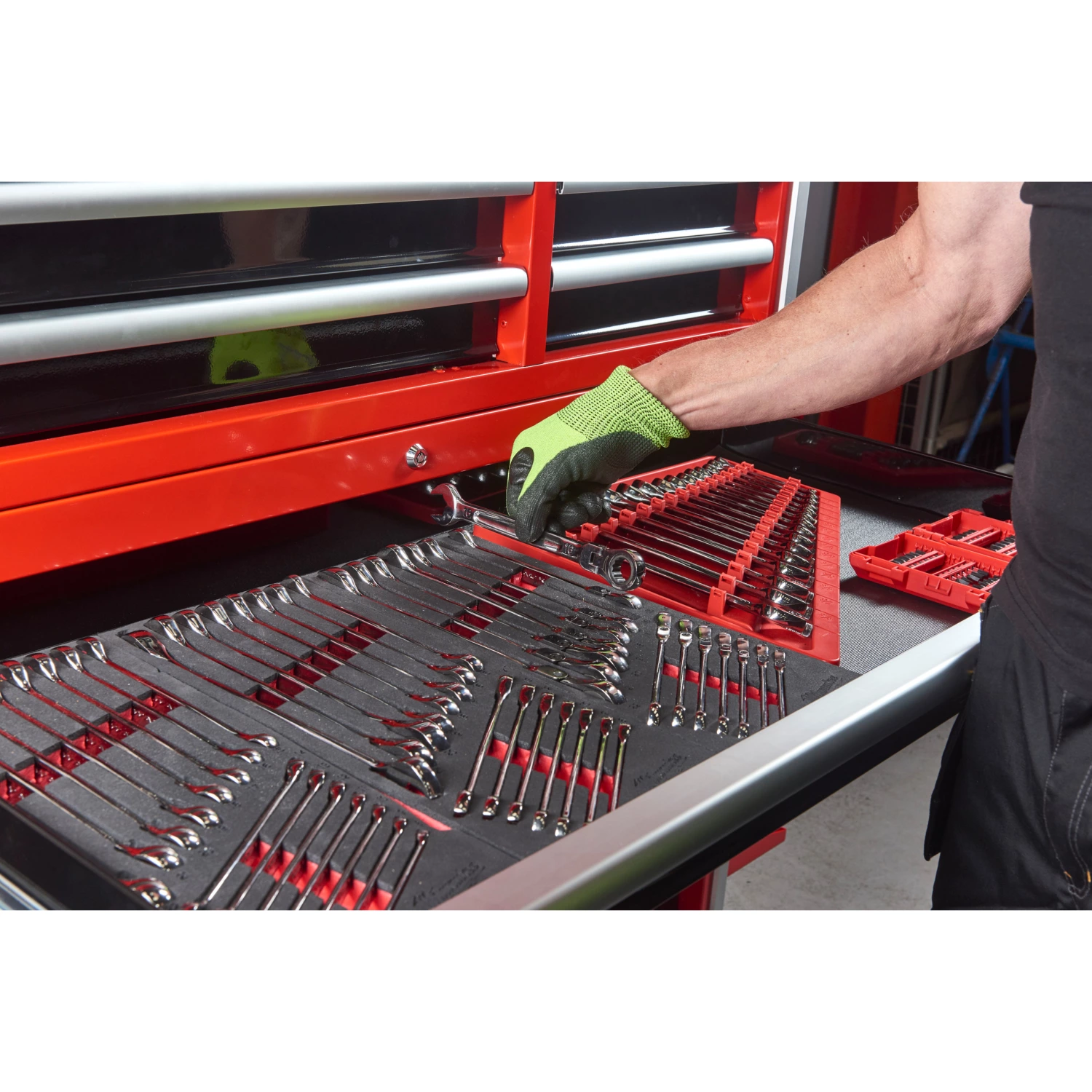 Milwaukee 4932478852 Stalen gereedschapswagen met 10 lades - 46˝ / 117 cm
