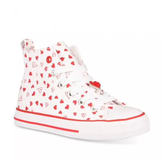 Baskets BLANC LOVELY SKULL