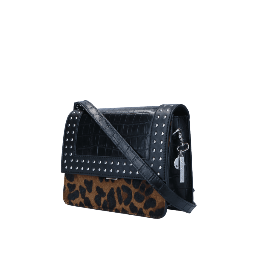 By LouLou Crossbodytas I Wild 92Bag Leopard silver