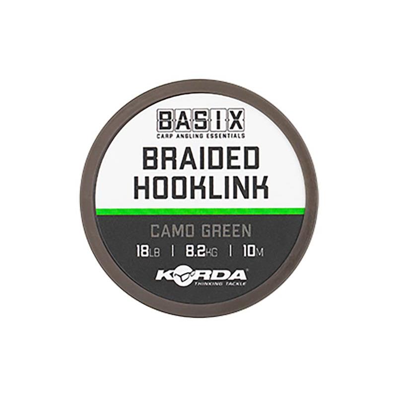 Tresse À Bas De Ligne Korda Basix Braided Hooklink - 10M