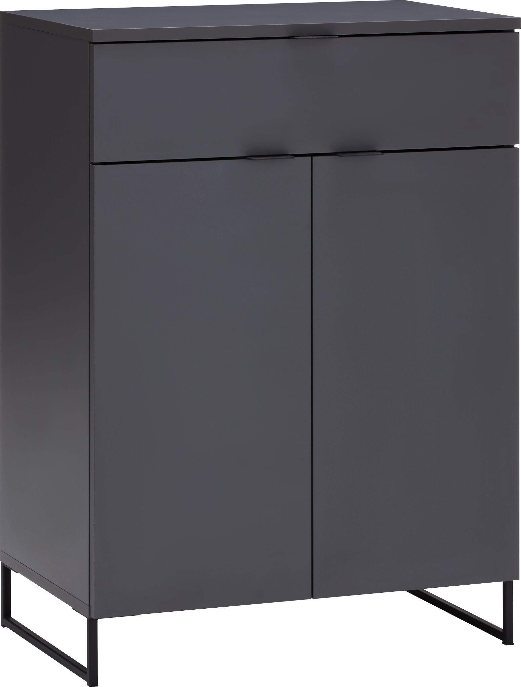 MAILO Beistellmöbel - Dunkelgrau / B: 60.1 cm x T: 40.8 cm x H: 84.3 cm