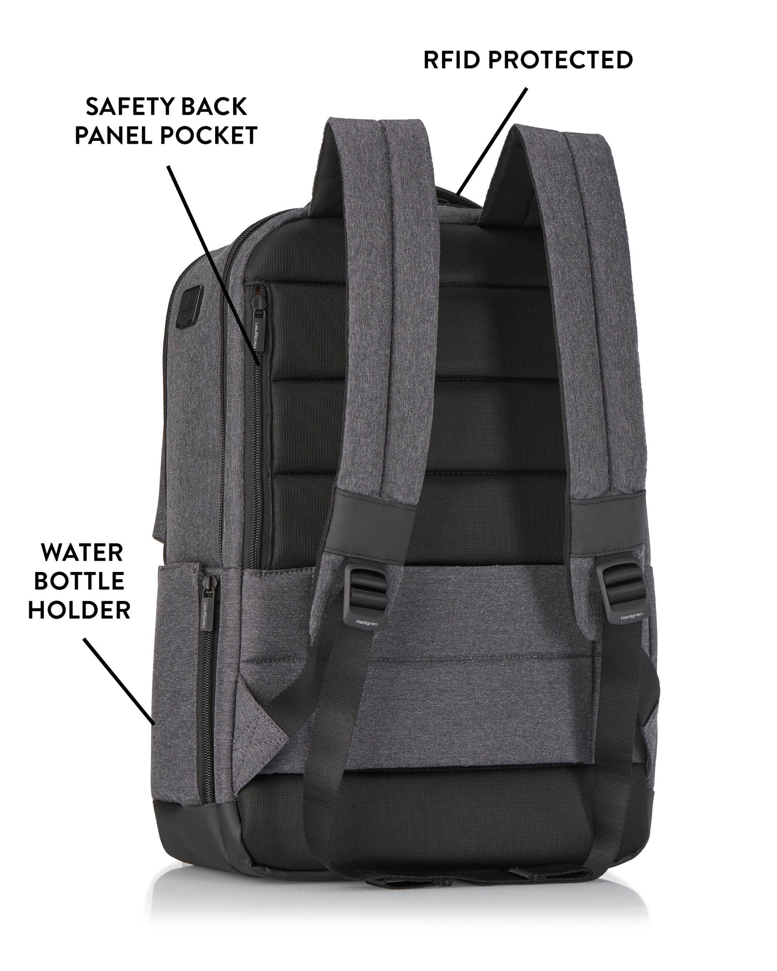 Hedgren Next Script Backpack 2 Compartiment 15,6 inch + RFID Black