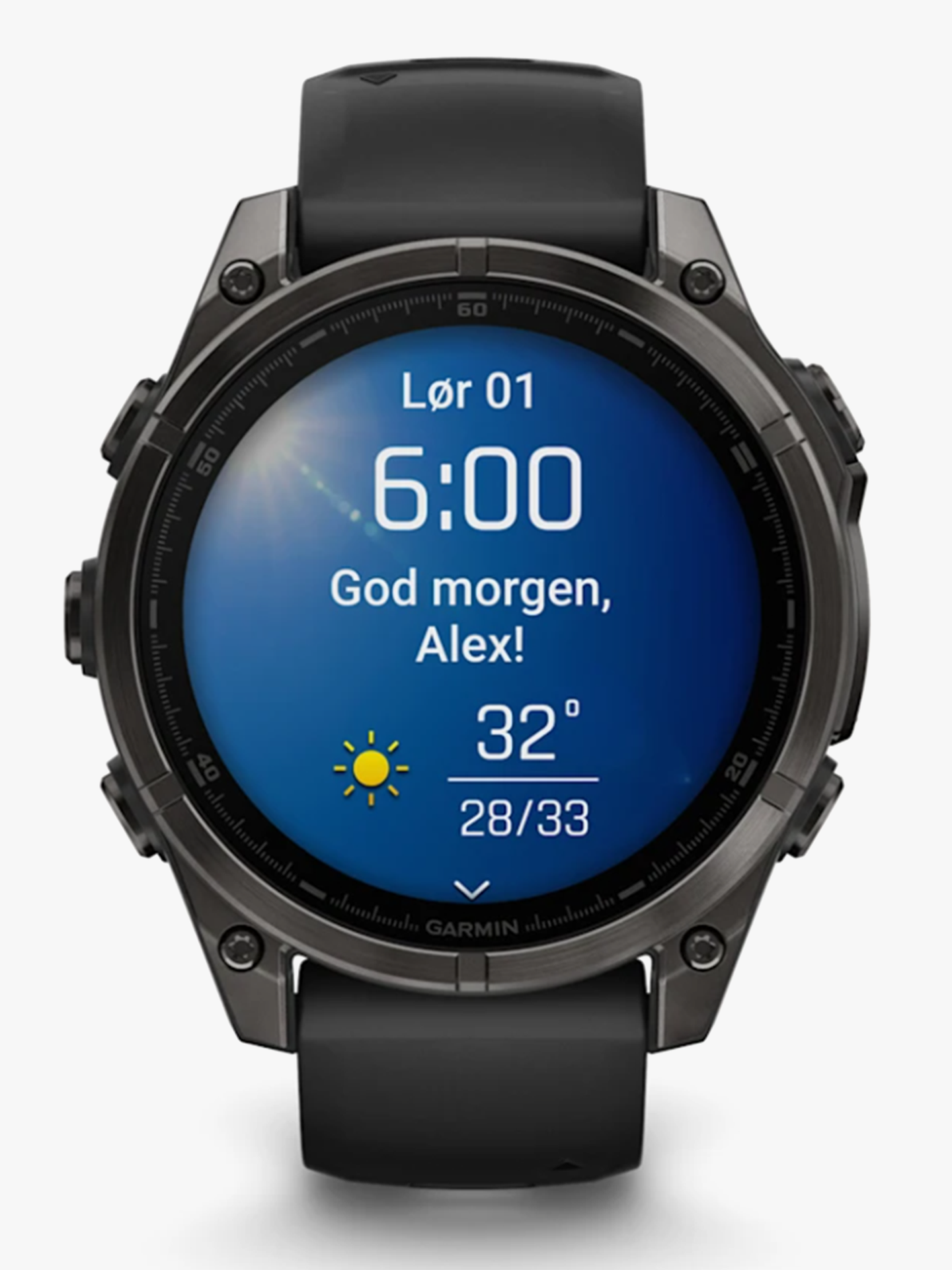 fenix 8–47 mm, AMOLED