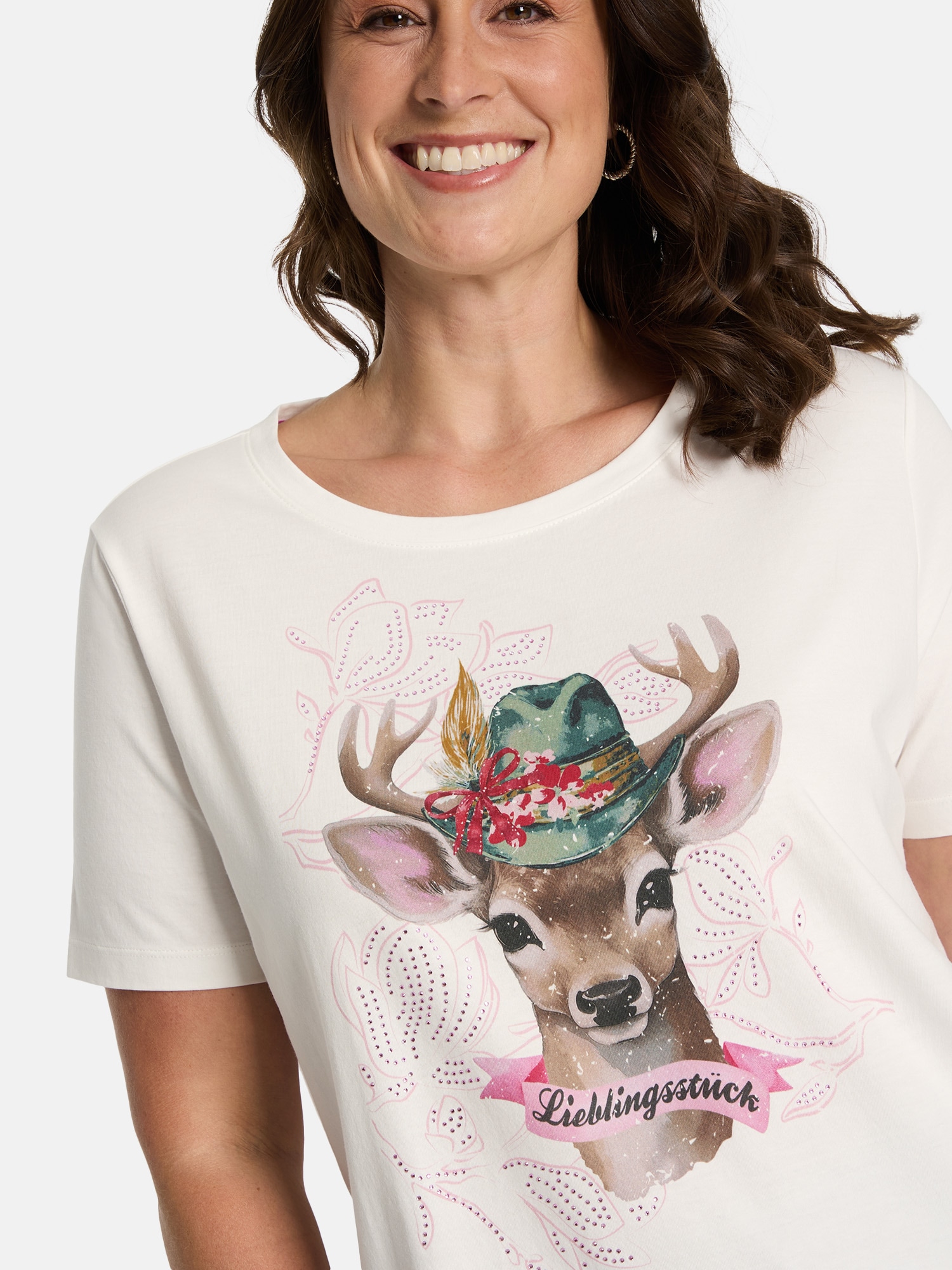 Lieblingsstück Rundhalsshirt »Cara«, mit Frontprint