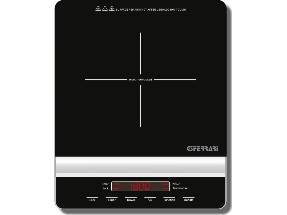 G3 Ferrari Dinamiko, Sort, Bordplade, 29.5 cm, Zone induktionskogeplade, 1 zone(s), 1 zone(s)