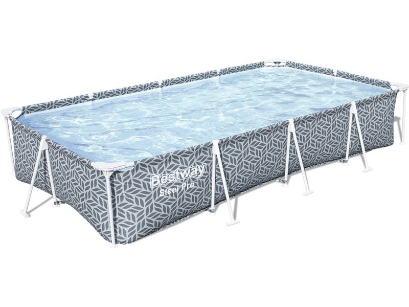 Bestway Pool Steel Pro 366 x 201 x 66 cm 201 x 66 cm Gerahmtes rechteckiges Pool
