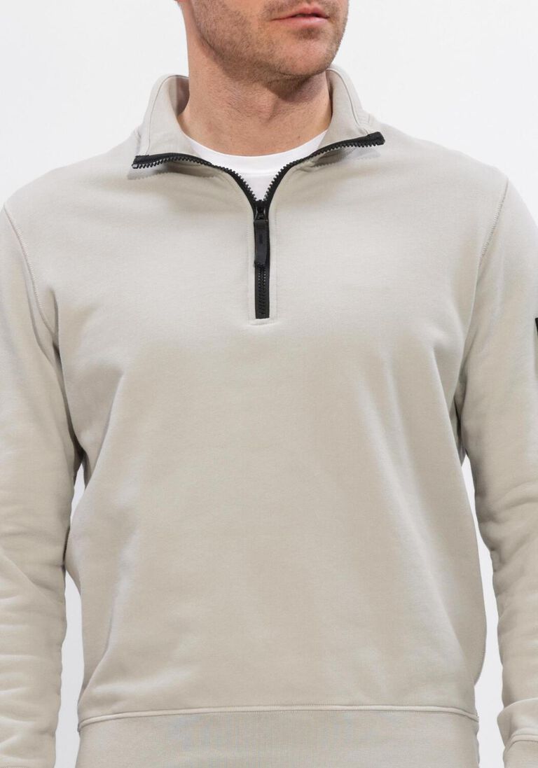 grijze stone island polo ls polo s0051