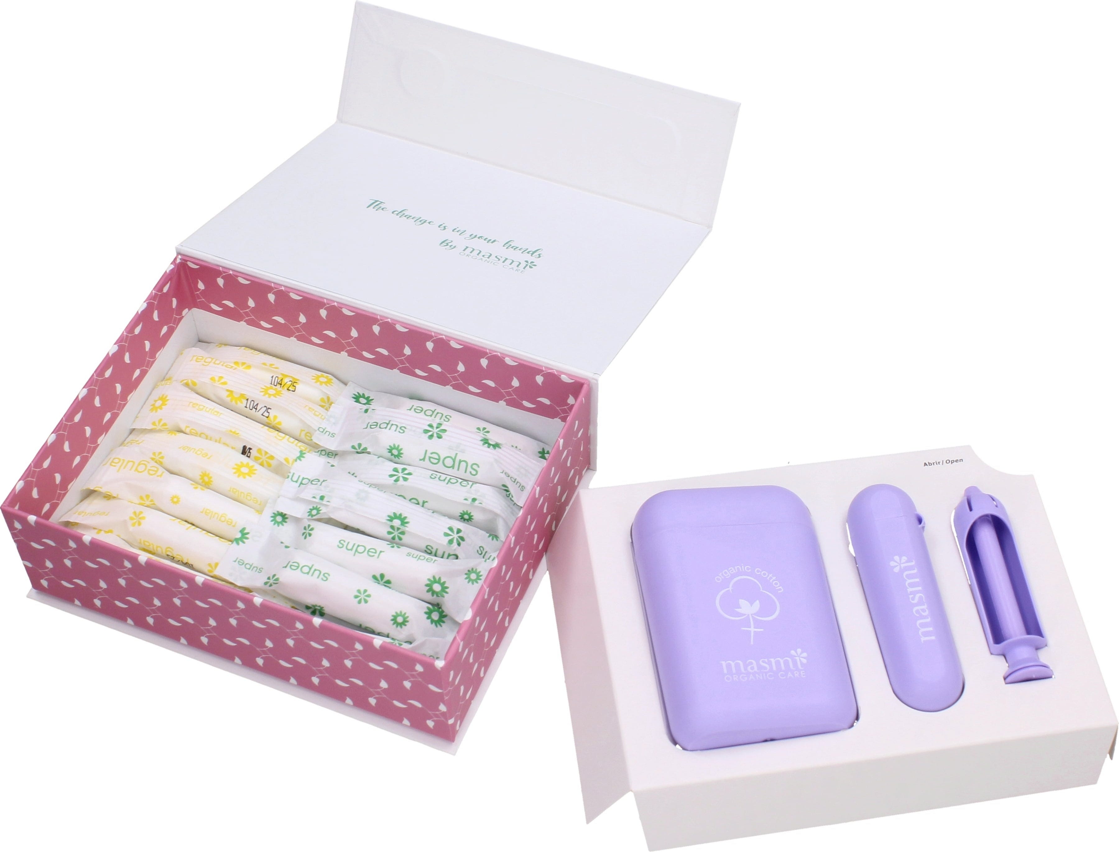 masmi  Re-Use Applikator & Tampons Set, Regular + Super