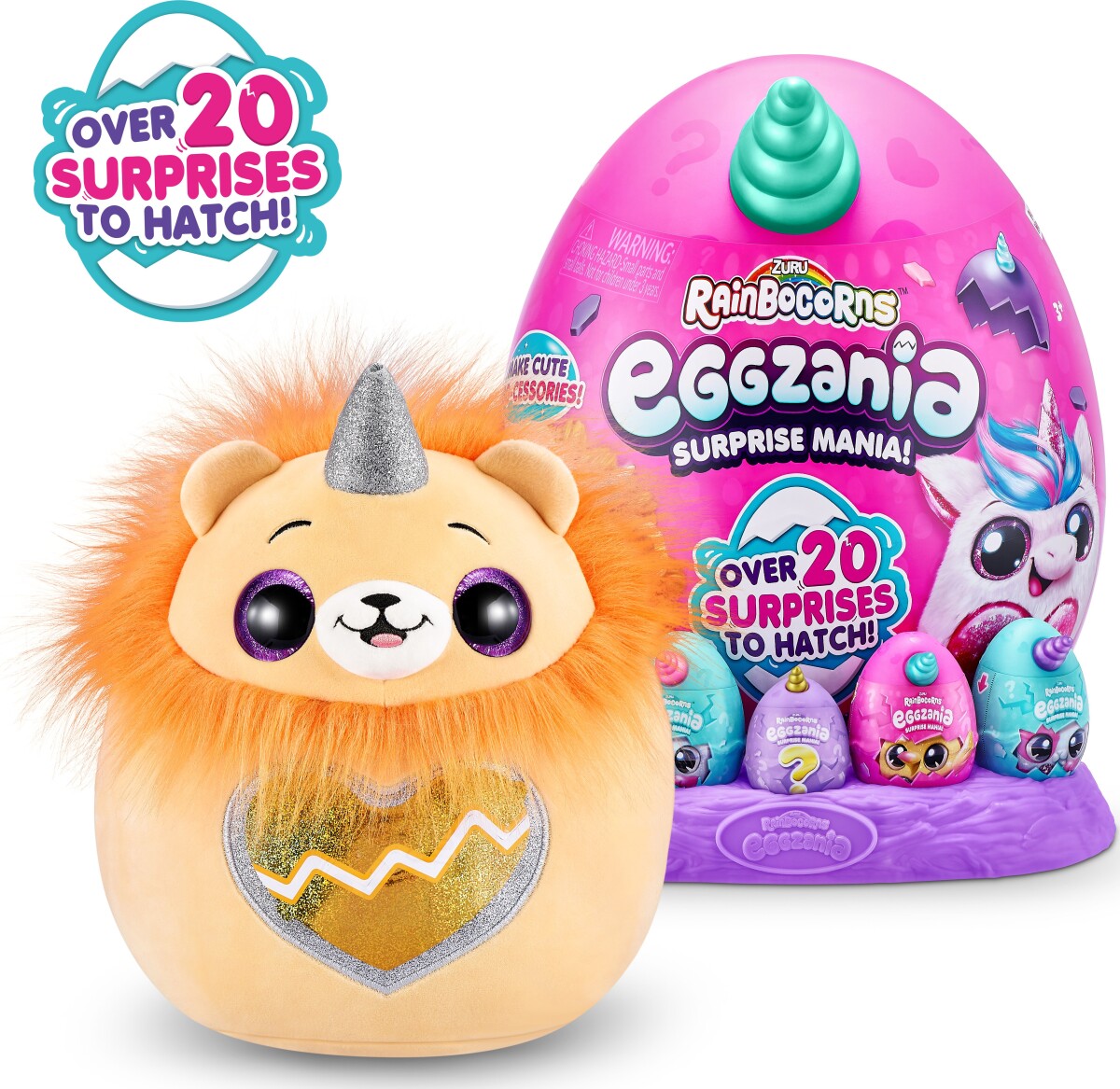 Zuru Rainbocorns Æg - Eggzania Med 20+ Overraskelser - Series 1