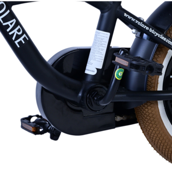 De Volare Black Cruiser kinderfiets 12 inch
