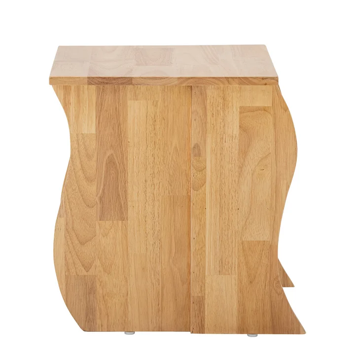 Bloomingville - Bark Hocker, Gummibaumholz