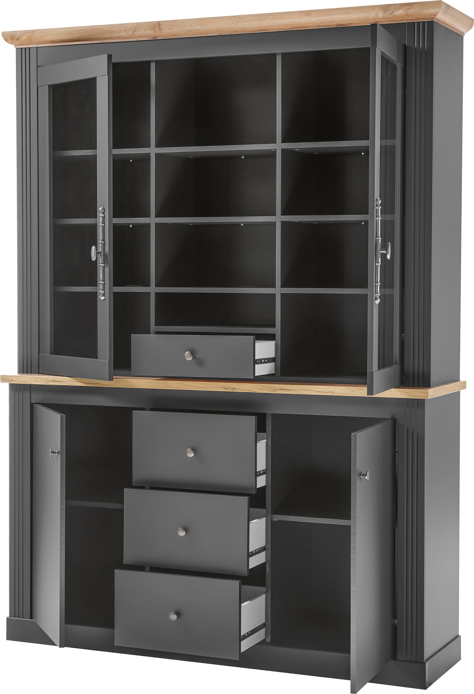Home affaire Buffet »WESTMINSTER TOPSELLER!« Höhe ca. 205cm,  im angesagten Landhaus-Look