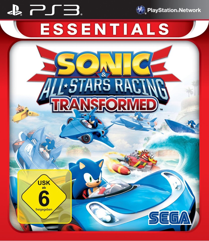 Sonic All-Star Racing: Transformed (Essentials)- PlayStation 3