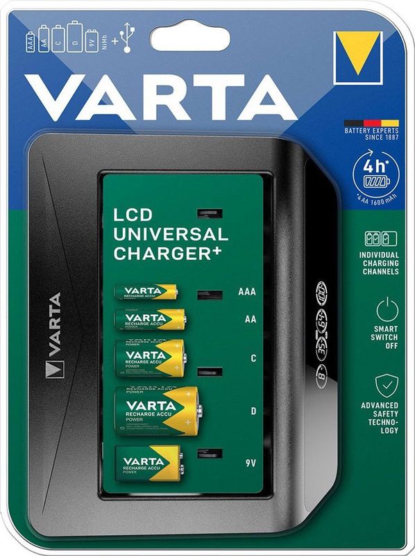 Varta LCD Universal Battery Charger +