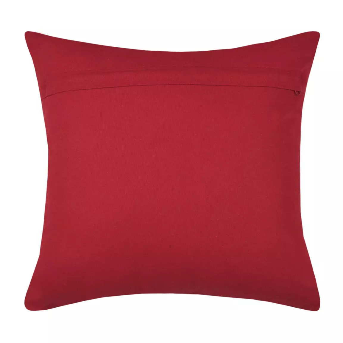 Coussin carré coton (40 x 40 cm) Megève Ecru