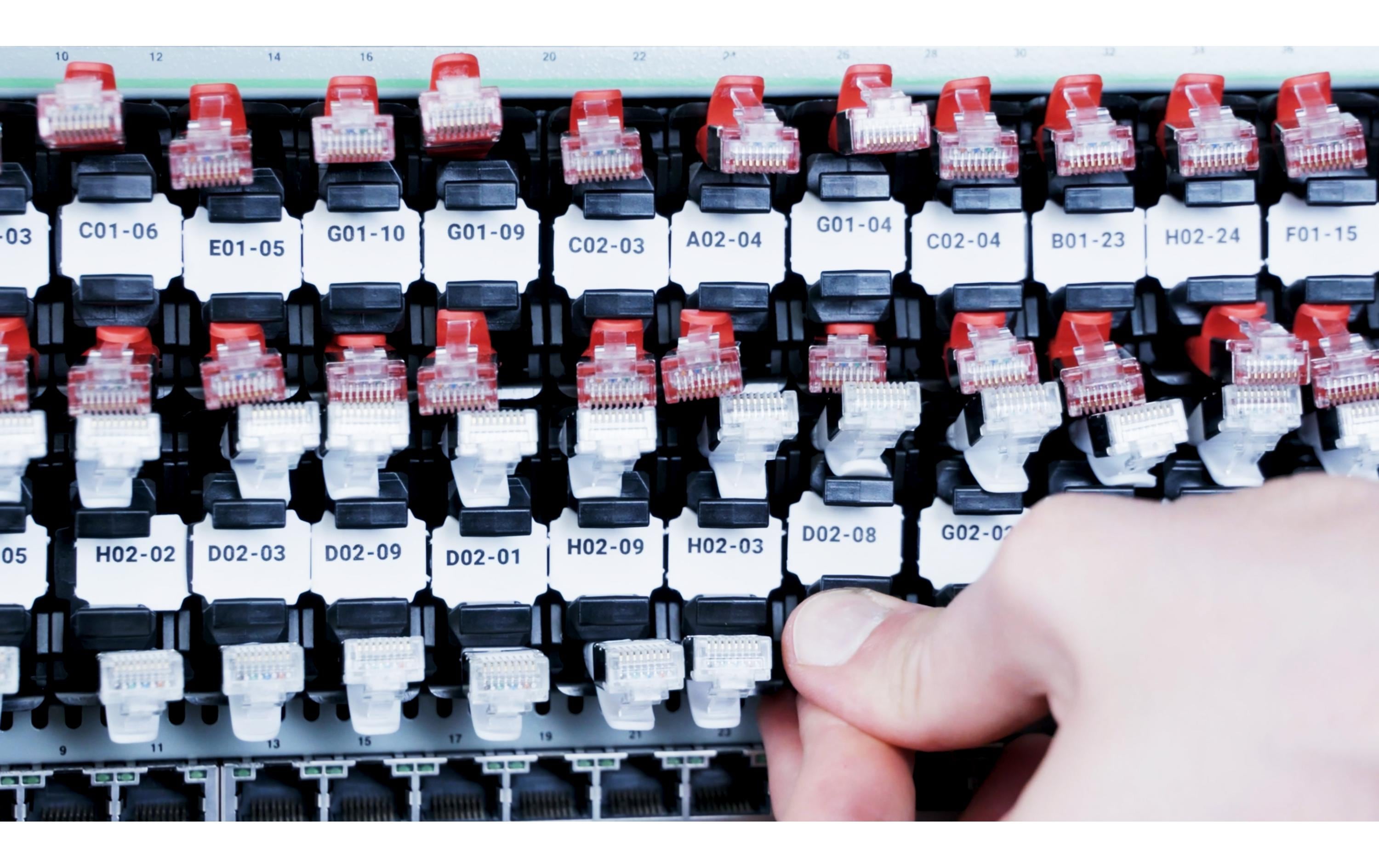 Beschriftung PATCHBOX ID Labels 96 Stück LabelsPATCHBOX ID Labels Beschriftungslabels 96 Stück