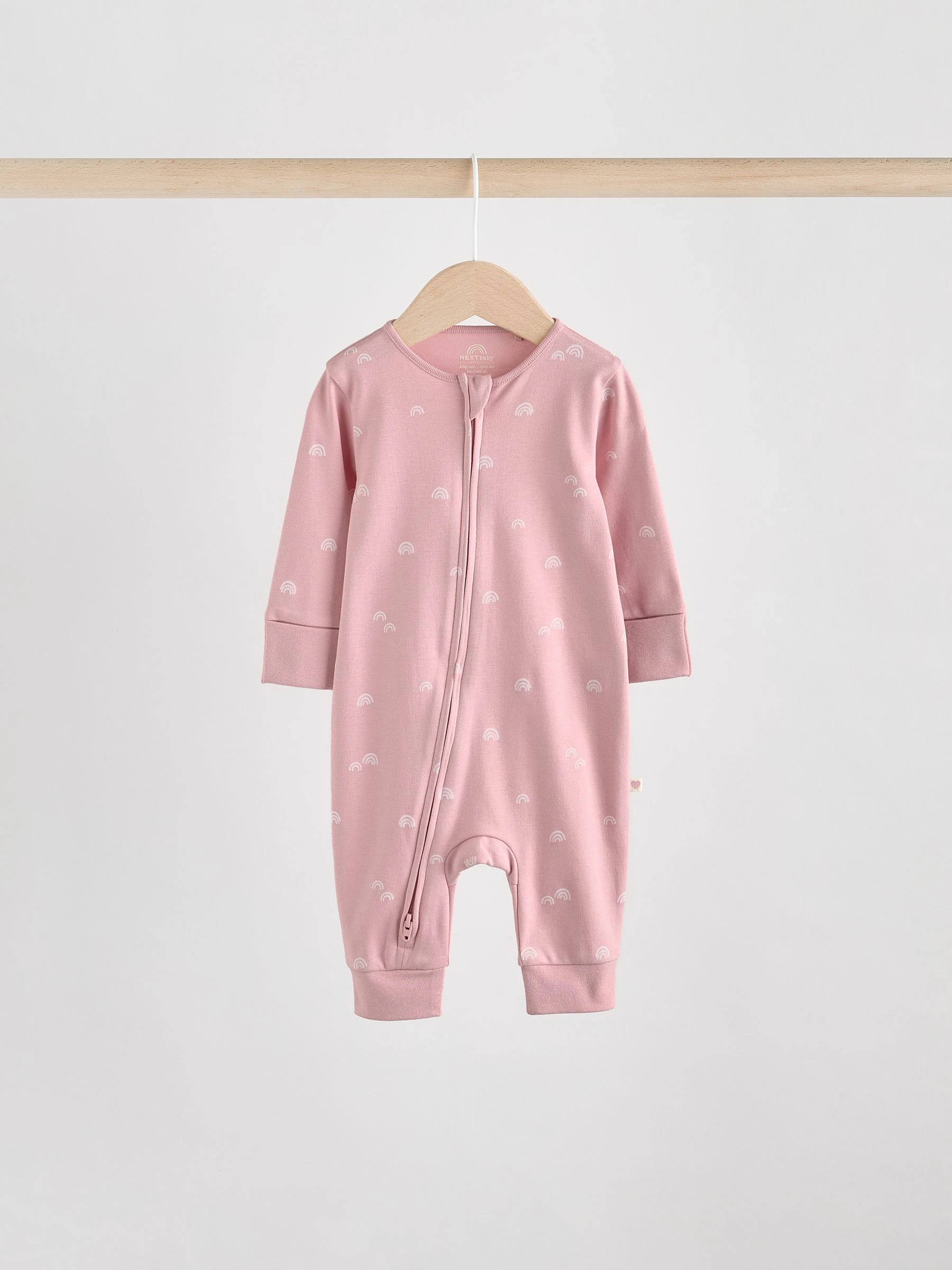 Roze - 4 Pack Baby-pyjama's met tweewegrits (0mnd -3jr)