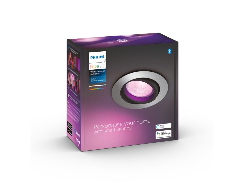 Philips Hue - Centura Recessed Round - White & Color Ambiance - Aluminium