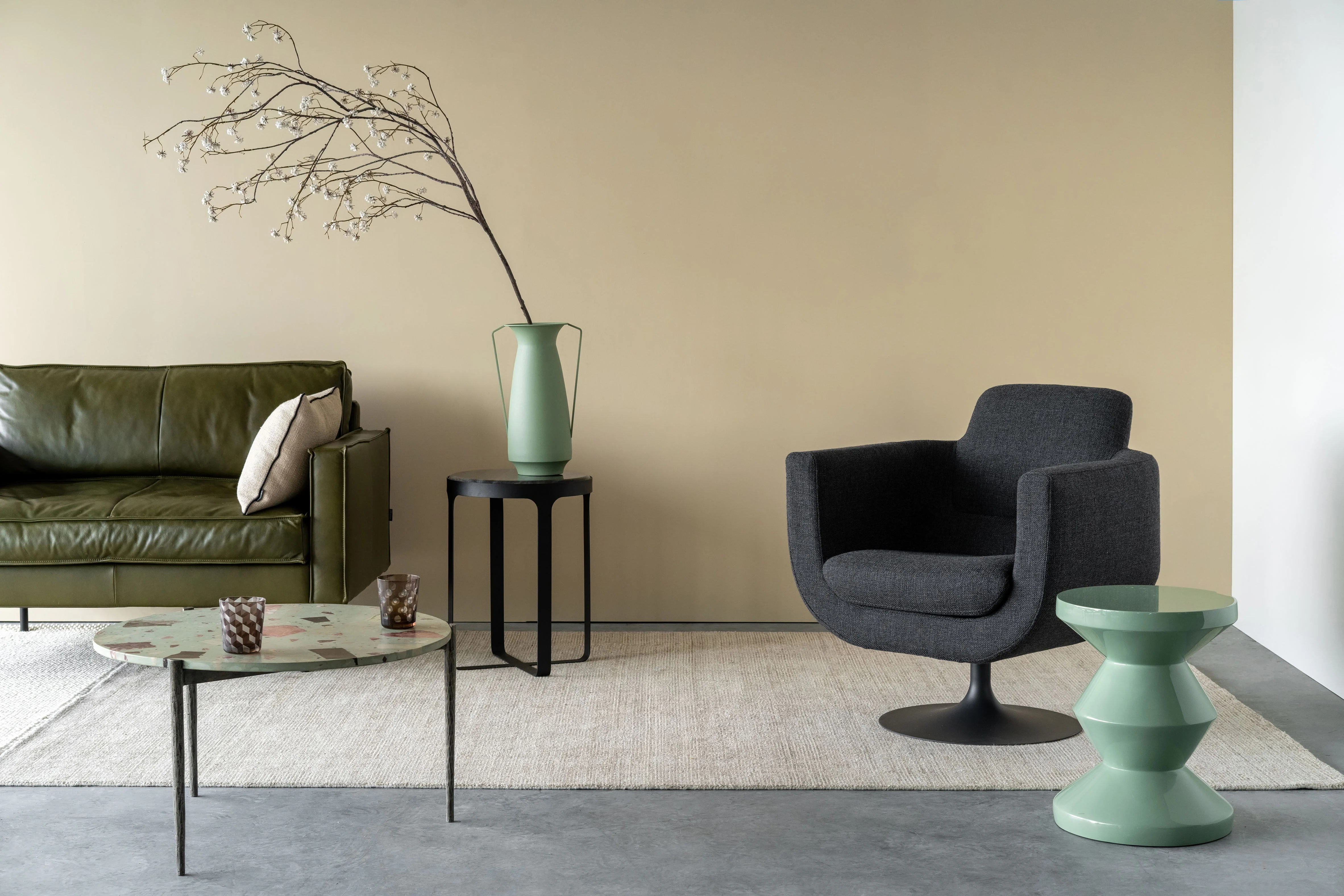 ZIG ZAG - Table d'appoint | Vert