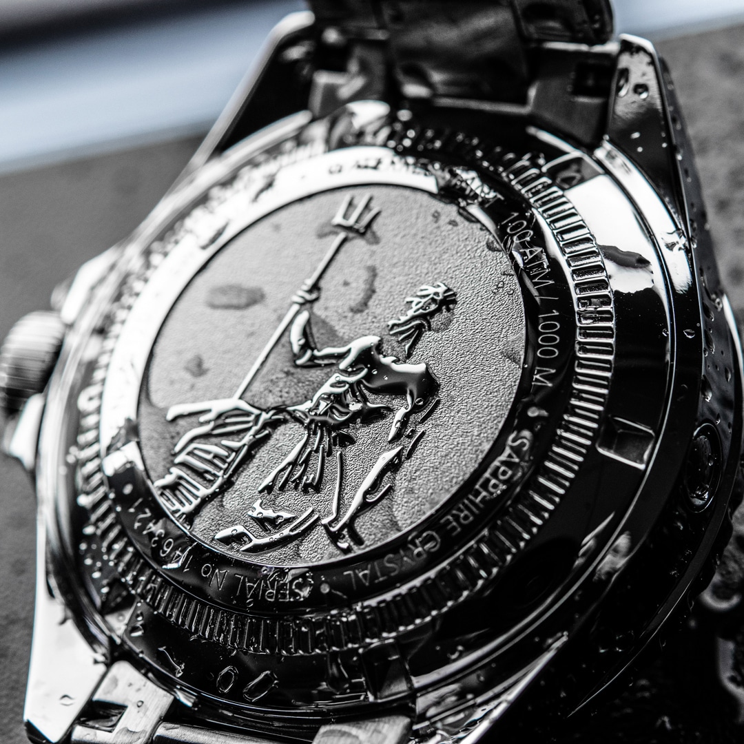 Edox Neptunian Date Automatic Blau